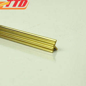 Chống trượ<span class=keywords><strong>t</strong></span> đồng thau <span class=keywords><strong>t</strong></span> TRIM với rãnh <span class=keywords><strong>t</strong></span>ăng cường an toàn và phong cách cho quá trình chuyển đổi sàn, hoàn hảo cho cầu thang, gỗ, gạch & đá cẩm thạch! - Product Image 2