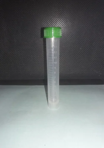 Flacon de laboratoire en plastique de 3 ml avec bouchon à vis pour la collecte, le stockage et le transport d'échantillons - Product Image 1