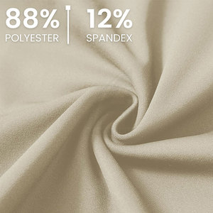 Pull à col montant, manches longues, respirant, confortable, en spandex et polyester - Product Image 5