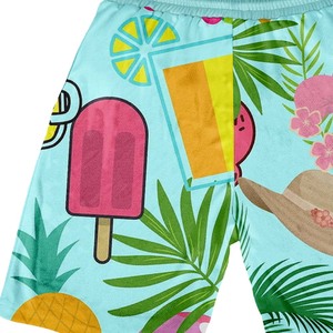 กางเกงขาสั้นระบายอากาศของผู้ชายกางเกงขาสั้นลำลองผ้าฝ้าย100% พิมพ์ลายตามสั่ง - Product Image 4