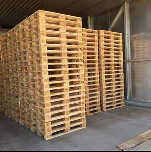 Euro <b>Pallet</b> Single Faced 4-Way Entry Industrial Wooden 17kg 2.0T Dynamic Load Capacity Warehouse Use Model 82642 Wood <b>Pallet</b> - Product Image 3