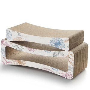 ที่นอนแมวแบบ2-in-1ลายการ์ตูนคลาสสิกหรูหราเป็นมิตรกับสิ่งแวดล้อมหมอนของเล่นสำหรับสัตว์เลี้ยงที่มีรูปทรงหมอนเป็นรอยขีดข่วนและความหนาแน่นสูงยั่งยืน - Product Image 5