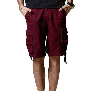 Pantalones cortos cargo de lona con patrón sólido para hombre, venta al por mayor, 100% algodón, opciones OEM personalizadas, superventas, ropa informal para adultos - Product Image 6