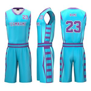 Maillot de basket-ball en polyester personnalisé respirant antibactérien évacuant l'humidité vêtements de basket-ball pour hommes équipe de club rapide grande taille - Product Image 5