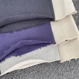 Custom High Quality 100% Cotton Spray <b>Paint</b> Jogger Men Street Wear Cool Hip-Hop Raw Edge Flared Sweatpants - Product Image 4