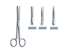 Ciseaux médicaux droits émoussés/émoussés opération chirurgicale ciseaux de pansement universels ciseaux de pansement médicaux en acier inoxydable - Product Image 3