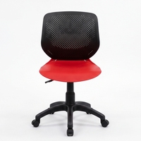 Chaise de bureau moderne ARSU, siège coloré, dossier en maille noire, base pivotante en acier inoxydable, hauteur réglable, pour bureau à domicile et atelier
