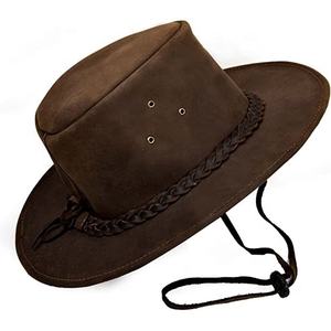 Sombreros de cuero con estilo Unisex 2025, gran oferta, moda y ropa informal, bordado 3D de Cuero 100% para escenas de negocios en la playa - Product Image 3