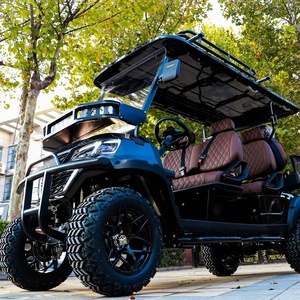 Chariot de golf électrique 4000W à prix compétitif avec moteur à courant alternatif arrière 4 + 2 places - Product Image 6