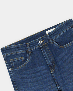 Último Estilo, Jeans de Mezclilla para Hombre, Ligeros, de Alta Calidad, Estilo Urbano, Color Sólido, Logotipo Personalizado, Corte Regular, Jeans Azules, OEM ODM - Product Image 5