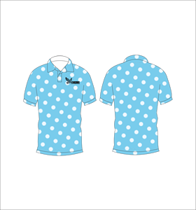 เสื้อโปโลผู้ชายลายจุด แขนสั้น เสื้อโปโลสำหรับตีกอล์ฟ เสื้อโปโลแบบสวมใส่สบายสำหรับเล่นกีฬา - Product Image 2