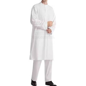 ชุดเดรส jubba สำหรับผู้ชาย, เดรสแขนยาวชุดเดรส jubba แบบดั้งเดิมสำหรับใส่สวดมนต์และสวมใส่ทุกวัน - Product Image 2