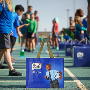 Bolsa de Compras de Tela Tejida de PP con Diseño Personalizado y Asa para Uso en Supermercados - Product Image 1