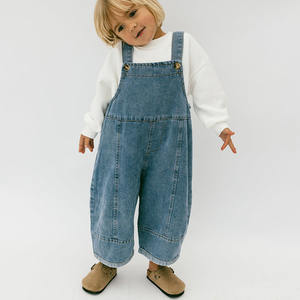 Vêtements pour filles personnalisés Salopettes en jean pour filles Ensemble de jeans en denim - Product Image 1