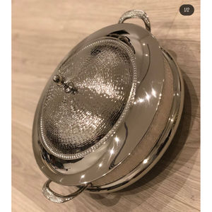 Casserole Pots Pour La Maison Et Ustensiles De Cuisine Organisateur Réchauffeur De Nourriture Pot De Service Designer Couvercle En Acier Inoxydable Pot De Service Alimentaire - Product Image 2