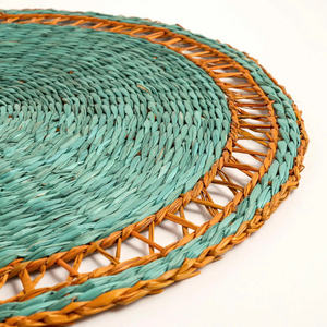 Set de dessous-de-plat en jonc de mer écologique, décoration de table rustique pour cuisine et salle à manger, accessoires de vaisselle pour table à manger - Product Image 3