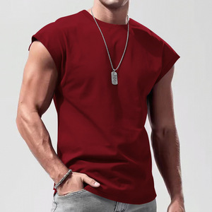 Summer New Quick Dry Sport Tank Top Débardeur sans manches Running Loose fit Vest Top Male Clothes - Product Image 1