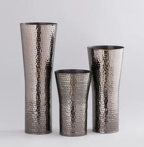 แจกันดอกไม้ทำจากทองแดงโบราณของตกแต่งโต๊ะสำหรับตกแต่งบ้านของตกแต่งโต๊ะในโรงแรมทำจากอินเดีย - Product Image 3