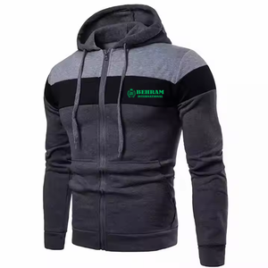 Sweat à capuche unisexe zippé en molleton de luxe 280 g/m² en coton 100 %, séchage rapide et respirant, style streetwear pour homme - Product Image 3