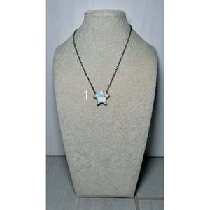 Collier religieux Johnny Dixon en argent sterling avec cristaux de moissanite et <span class=keywords><strong>topaze</strong></span>, serti clos, breloques numérotées, cadeau - Product Image 4