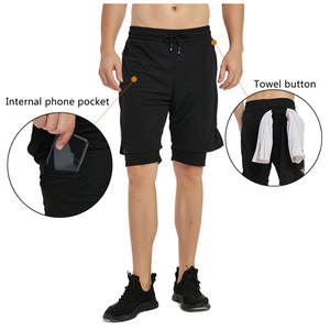 Gym Wear Cross Shorts Hombres Fitness Workout Sports Running Athletes Shorts - Product Image 4
