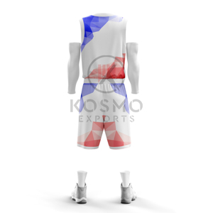 เครื่องแบบบาสเก็ตบอลชุดบาสเก็ตบอลสำหรับเยาวชนเครื่องแบบทีมใหม่ดีไซน์ไม่ซ้ำใครออกแบบได้ตามต้องการ - Product Image 4