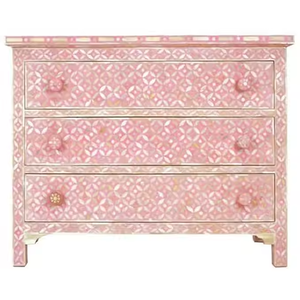 Grand Bone Inlay Appeal Home Muebles decorativos de lujo Pieza de Crescent Crafts - Product Image 1