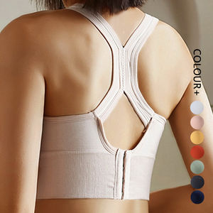 Offres Spéciales célèbre marque pur recyclé presser serré Fitness Gym Nylon sport course sous-vêtements Yoga sport soutien-gorge - Product Image 3