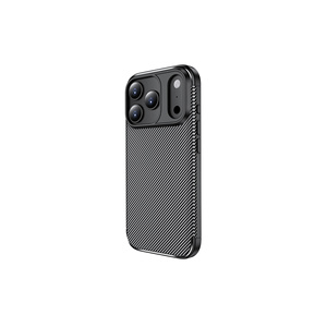 Funda Protectora de Silicona Líquida Suave Premium Netzy SAFA Serie Negro para iPhone 17 Pro, Carcasa Trasera Negra - Product Image 3