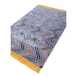 Manchaha Ivory Hand Knotted Wool Bamboo Silk Rug 10mm Thick Geometric Abstract Pattern <b>Rectangular</b> Hallway for Home Use-Les-1292 - Product Image 2