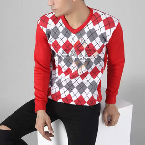 Sweat-shirt unisexe en molleton de coton chaud d'hiver, col rond, décontracté, motif uni, doublure douce, technique de teinture unie, OEM brodé - Product Image 4