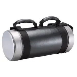 Vente en gros de sacs de frappe en cuir durable Gym équipement d'entraînement de puissance fermeture à glissière exercice haltérophilie sacs 25kg 30kg sables - Product Image 2