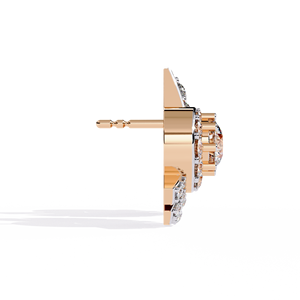 Venta al por mayor personalizado de gama alta de laboratorio CVD diamante corte sol Stud pendientes blanco/amarillo/oro rosa IGI certificado elegante decorativo - Product Image 4