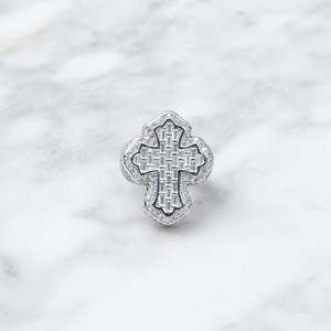 Bague de mariage personnalisée en diamant Moissanite taillée baguette plaquée or, cadeau de fête d'anniversaire parfait pour lui - Product Image 1