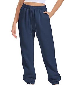 Pantalones Cargo de pierna recta de tiro alto de algodón 100% para mujer con cintura ajustable pantalones Cargo pantalones sueltos de algodón transpirables para mujer - Product Image 5