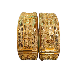 ข้อเสนอสุดพิเศษชุดกำไลข้อมือชุบทอง22K ชุดกำไลสไตล์โมเดิร์นสำหรับผู้หญิงเครื่องประดับจากผู้ส่งออก - Product Image 2