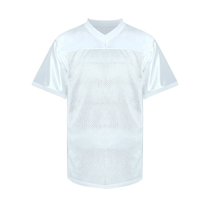 Maillot de baseball en maille tendance à col en V personnalisé pour hommes, confortable, tendance, maillot de football américain personnalisé - Product Image 1