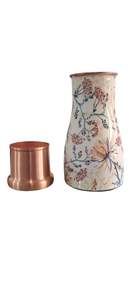 Copperware 100% จากโลหะทำจากทองแดงแท้โบราณที่มีฝาปิดสำหรับอายุรเวทประโยชน์ต่อสุขภาพภาพพิมพ์ออกแบบได้ตามต้องการ - Product Image 6