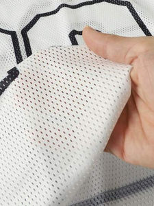 Venta al por mayor de camisetas de fútbol de moda de secado rápido de alta calidad 100% Camiseta de algodón para los hombres de ajuste suelto impreso fútbol malla Jersey - Product Image 5