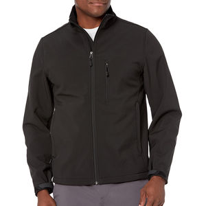 Veste Softshell pour homme fabriquée professionnellement en tailles personnalisées, style fermeture éclair, veste Softshell pour homme, service personnalisé OEM - Product Image 1
