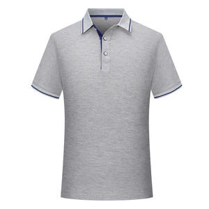 Polo personalizado de manga corta de peso pesado OEM, camiseta, ropa de trabajo, ropa de trabajo de color sólido, polos publicitarios - Product Image 6