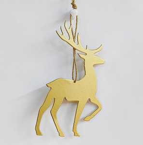 Tentures de noël en laiton sur mesure idéales pour les magasins de fournitures décoratives de noël pour la revente - Product Image 2