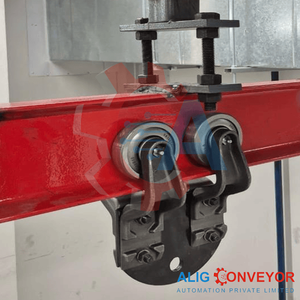 Transportador aéreo I-Beam de acero inoxidable nuevo con velocidad ajustable para uso en restaurantes y plantas de fabricación, 1 unidad - Product Image 1