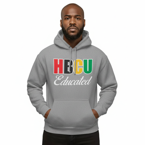 Sudadera con Capucha de Felpa Gruesa Unisex de Moda, Sudadera Personalizada con la Leyenda 'HBCU Educated', Ropa Casual Urbana, MOQ Bajo - Product Image 3