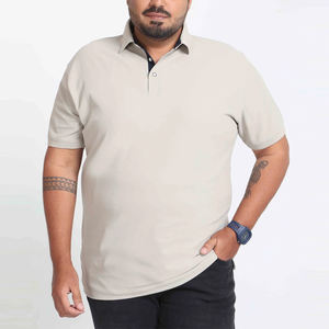 เสื้อโปโลผ้าฝ้ายสำหรับผู้ชายเสื้อโปโลขนาดใหญ่พิเศษดีไซน์ตามสั่ง - Product Image 1