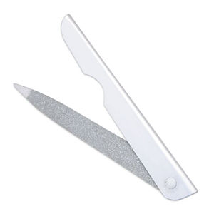 Lime à ongles double mini en acier inoxydable personnalisée, outil de manucure professionnel, réutilisable, durable, léger, de haute qualité 180 - Product Image 1