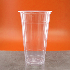 Vente en gros de gobelets jetables en plastique PP transparents de 95mm à paroi unique avec couvercles pour boissons chaudes et froides à emporter - Product Image 3