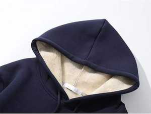 <b>Men's</b> Winter <b>Sherpa</b> Lined Hoodies Sweatshirt Warm <b>Fleece</b> Hoodies <b>Men</b> Hooded <b>Fleece</b> Hoodies Sweatshirts - Product Image 3