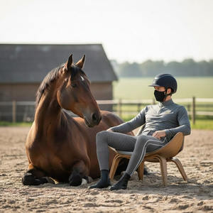 Pantalones de Montar a Caballo Personalizados de Alta Calidad para Hombre, Leggings de Equitación, Mallas, Ropa Masculina Sostenible - Product Image 3