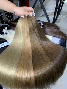 Cheveux vietnamiens de haute qualité NASA Hair Supply, super double drawn, cheveux humains bruts sans perte, texture naturelle et droite - Product Image 3
